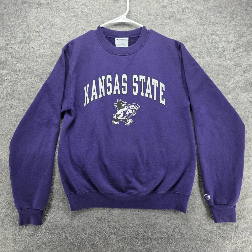 Kansas State Wildcats Sweatshirt Mens S Purple NCAA Basketball Champion